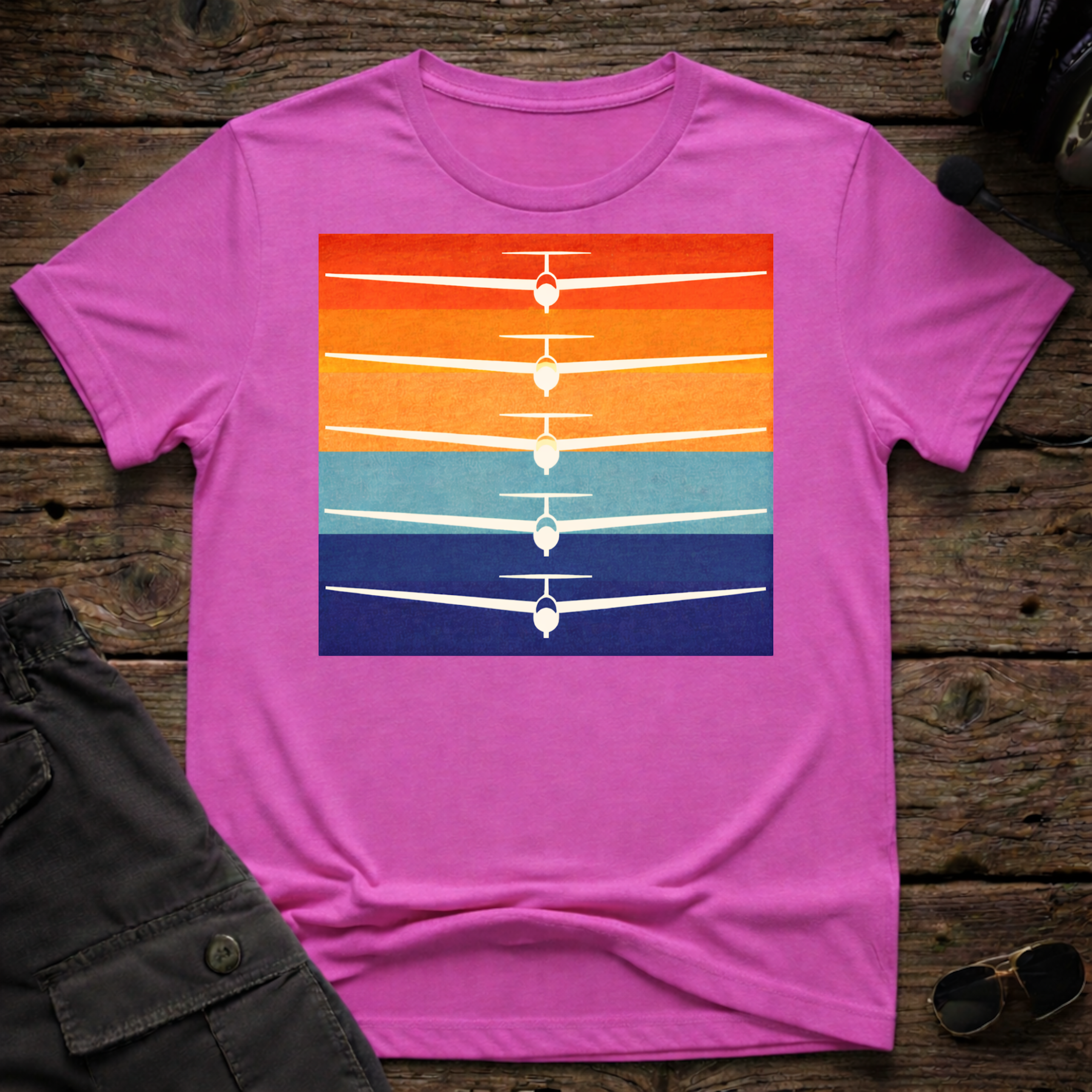 Sunset Glide T-shirt — aviation apparel