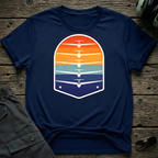 Sunset Silhouette unisex t-shirt - perfect gift for aviation lovers