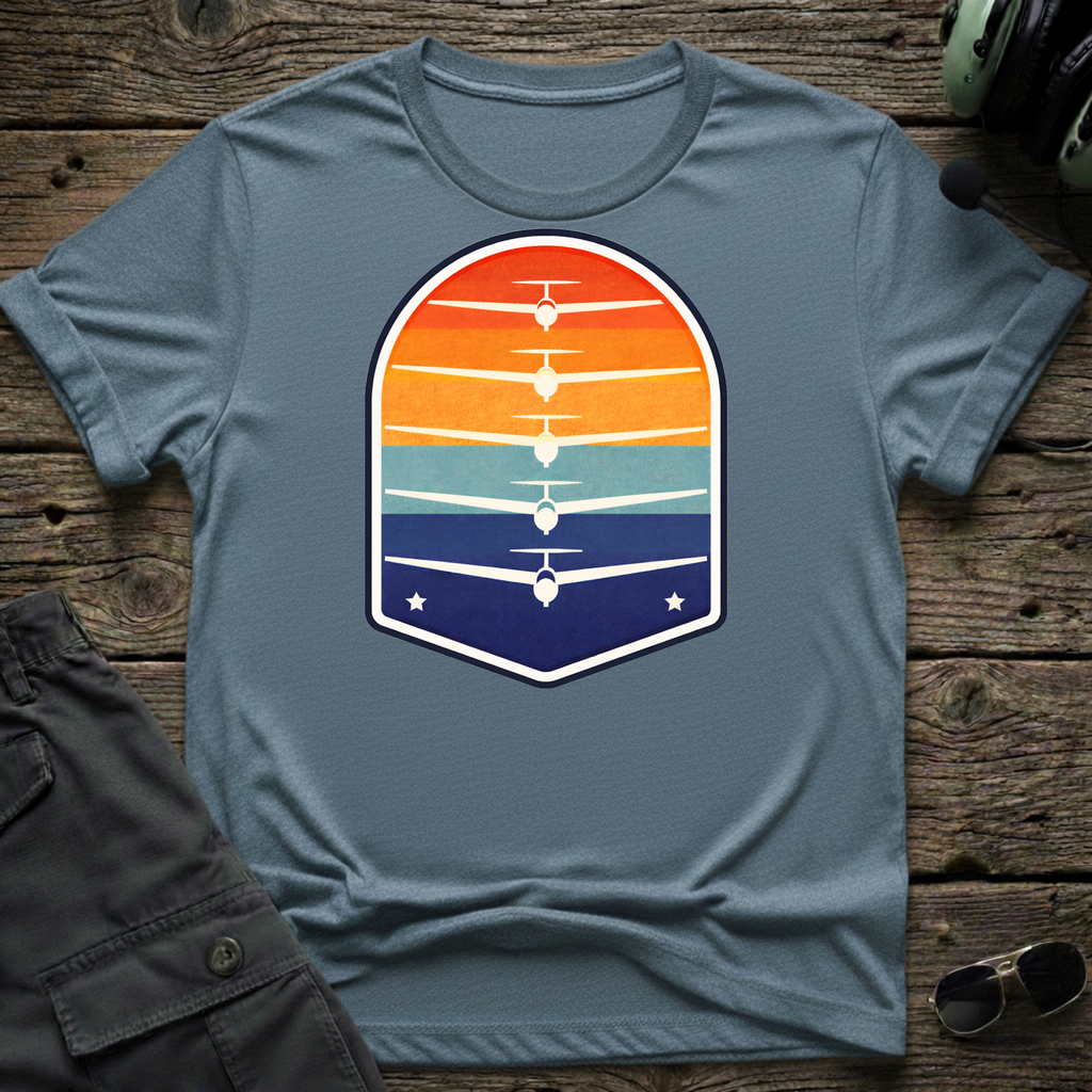 Sunset Silhouette T-shirt — aviation apparel