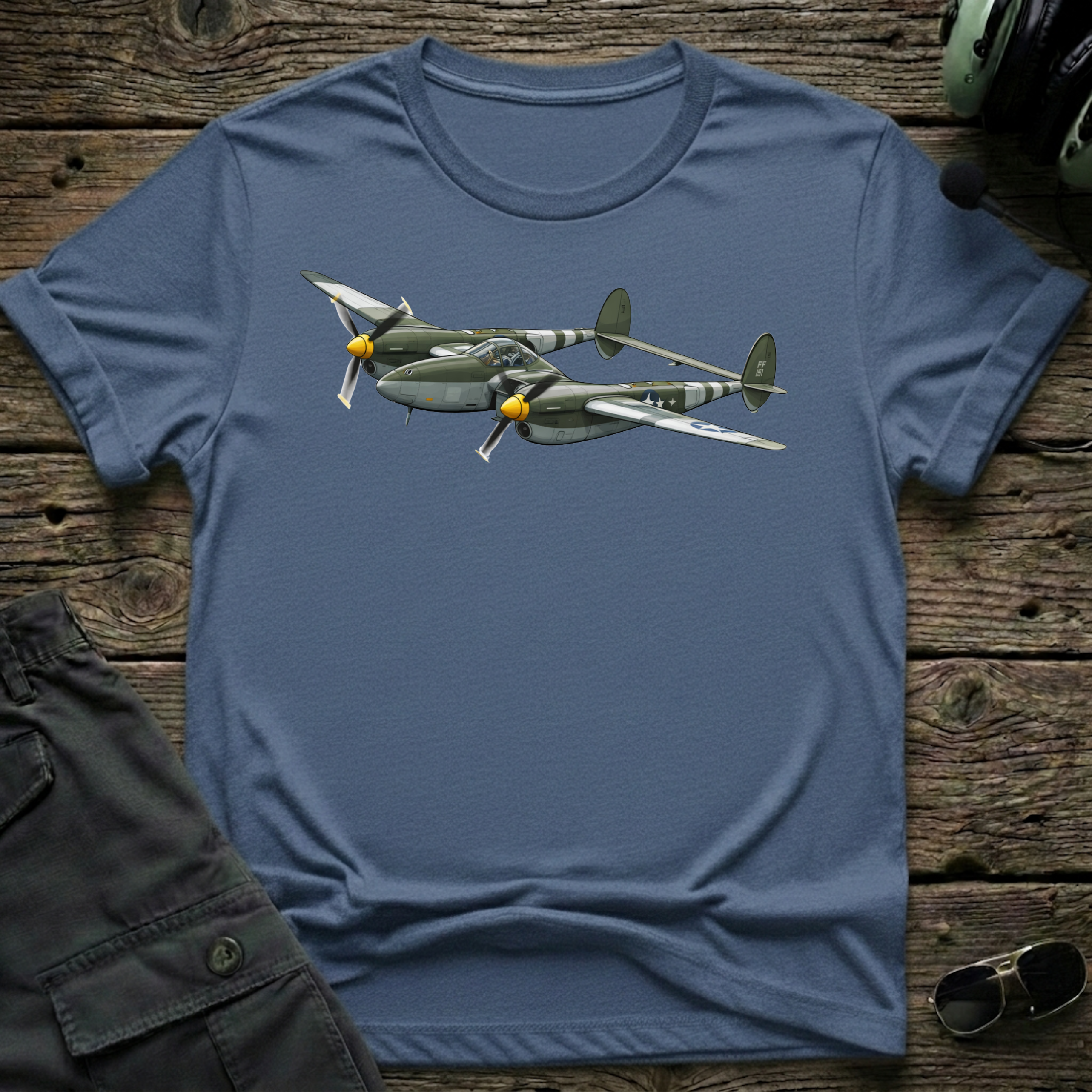 Lightning Strikes Twice T-shirt — aviation apparel