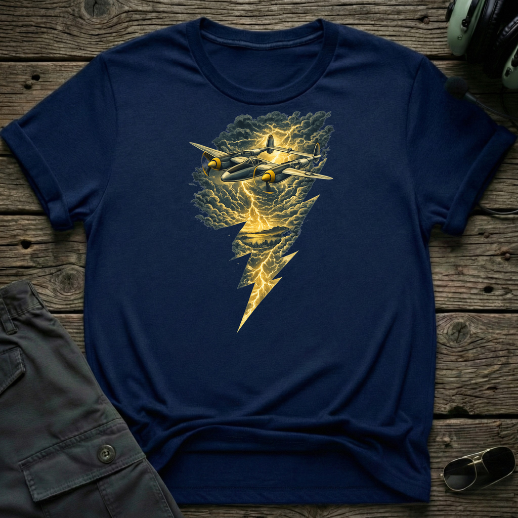 Lightning Bolt T-shirt — aviation t-shirt