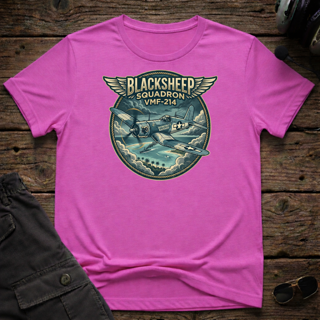 BlackSheep Squadron T-shirt — aviation apparel