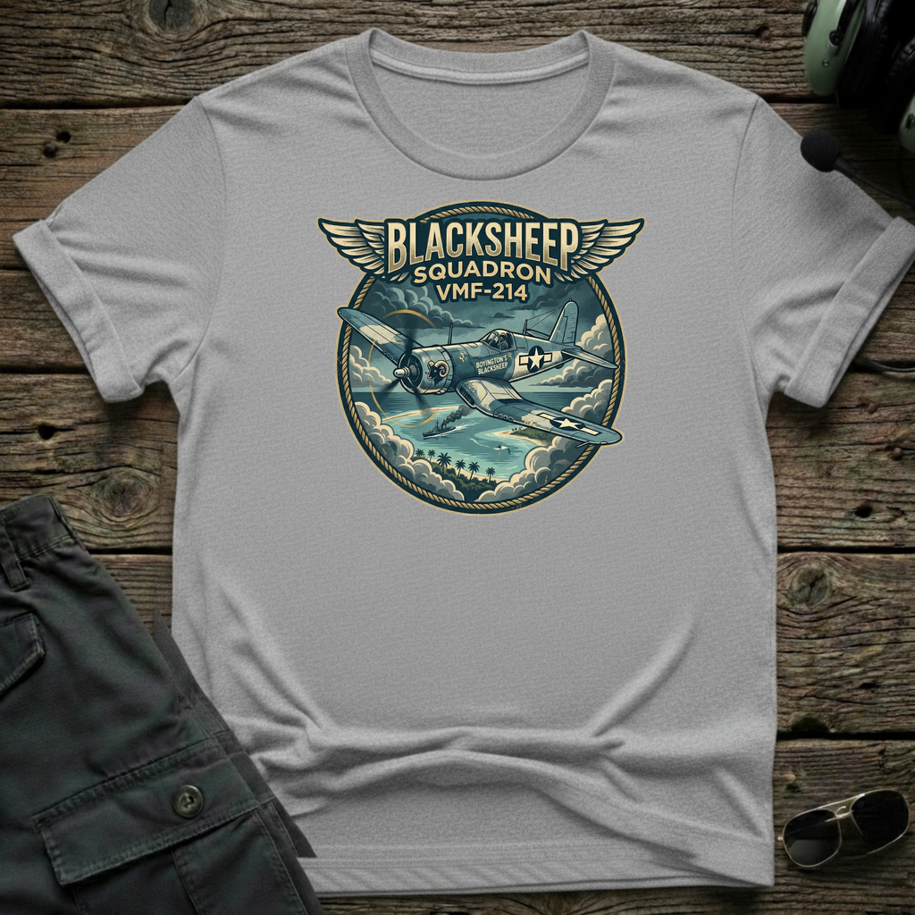 BlackSheep Squadron T-shirt — aviation apparel