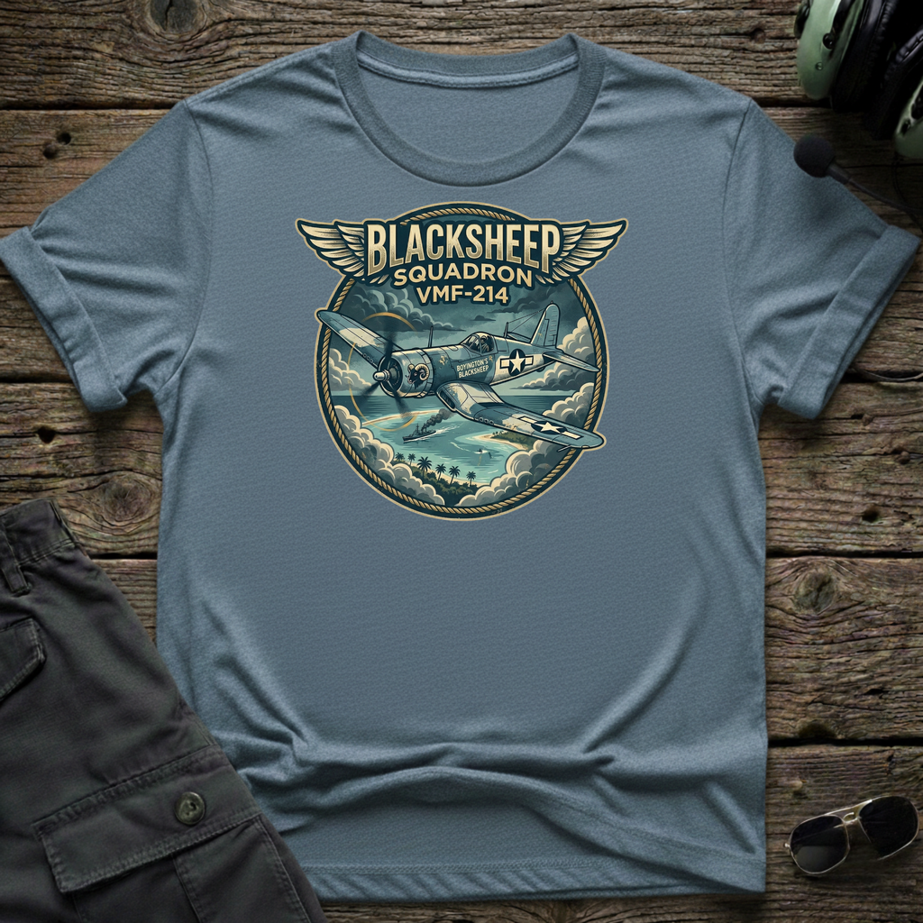 BlackSheep Squadron T-shirt — aviation apparel