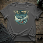 Battle of Midway front view - premium aviation tee for pilots