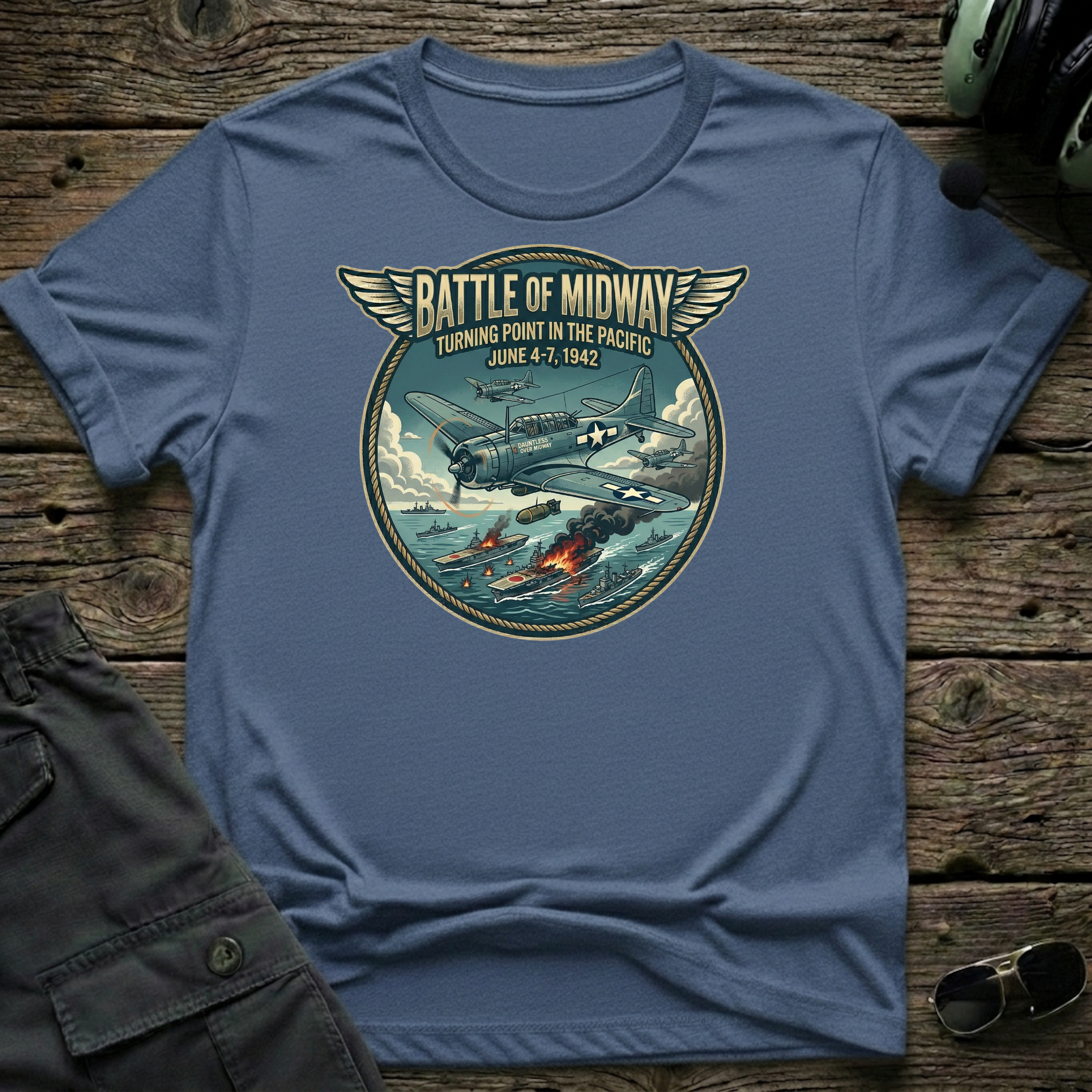 Battle of Midway T-shirt — aviation apparel