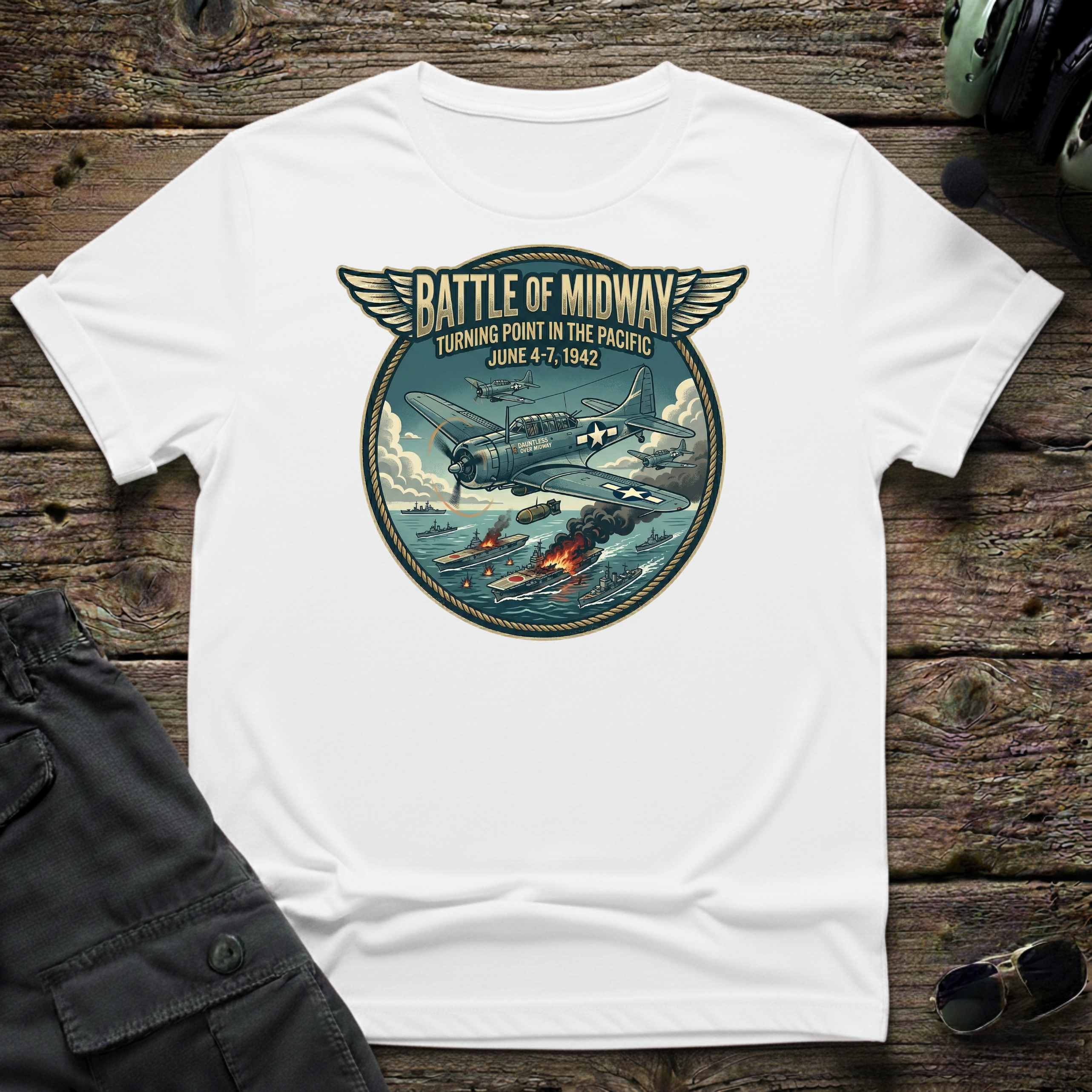 Battle of Midway unisex t-shirt - perfect gift for aviation lovers