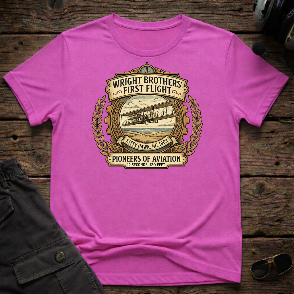 Wright Brothers T-shirt — aviation apparel