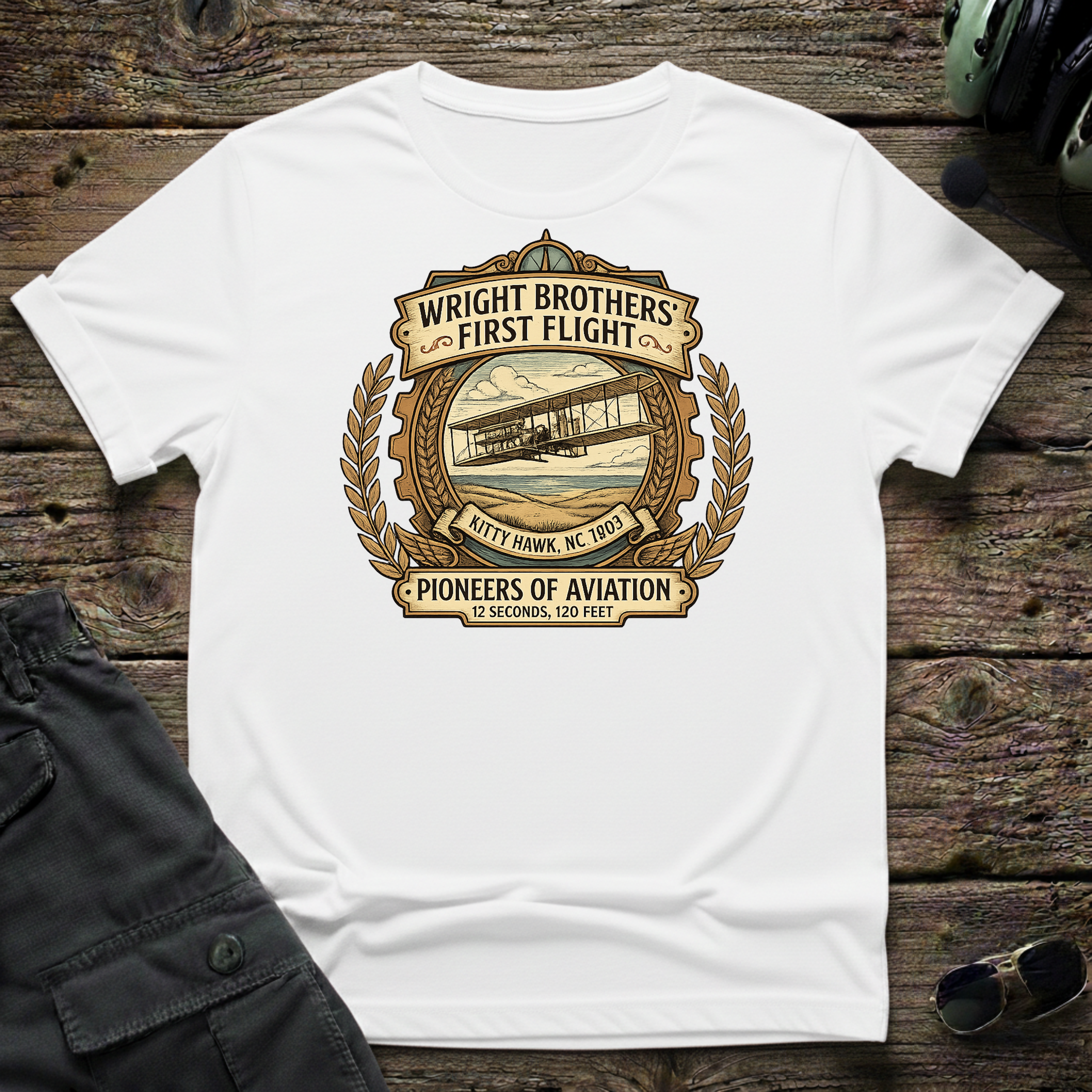 Wright Brothers unisex t-shirt - perfect gift for aviation lovers