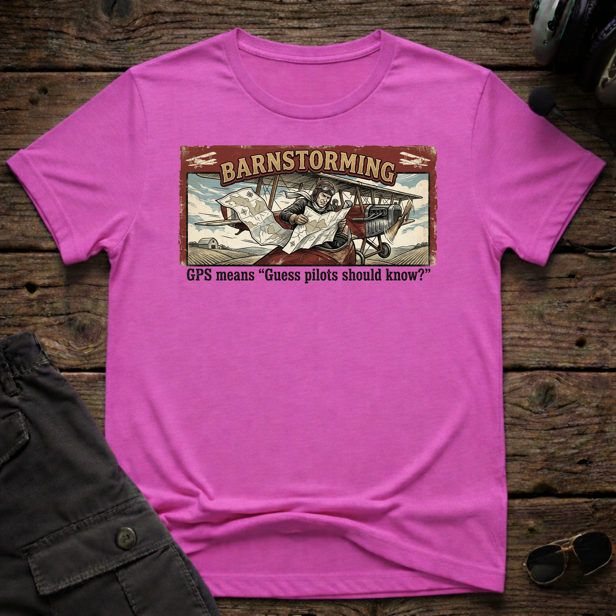 Barnstorming T-shirt — aviation apparel