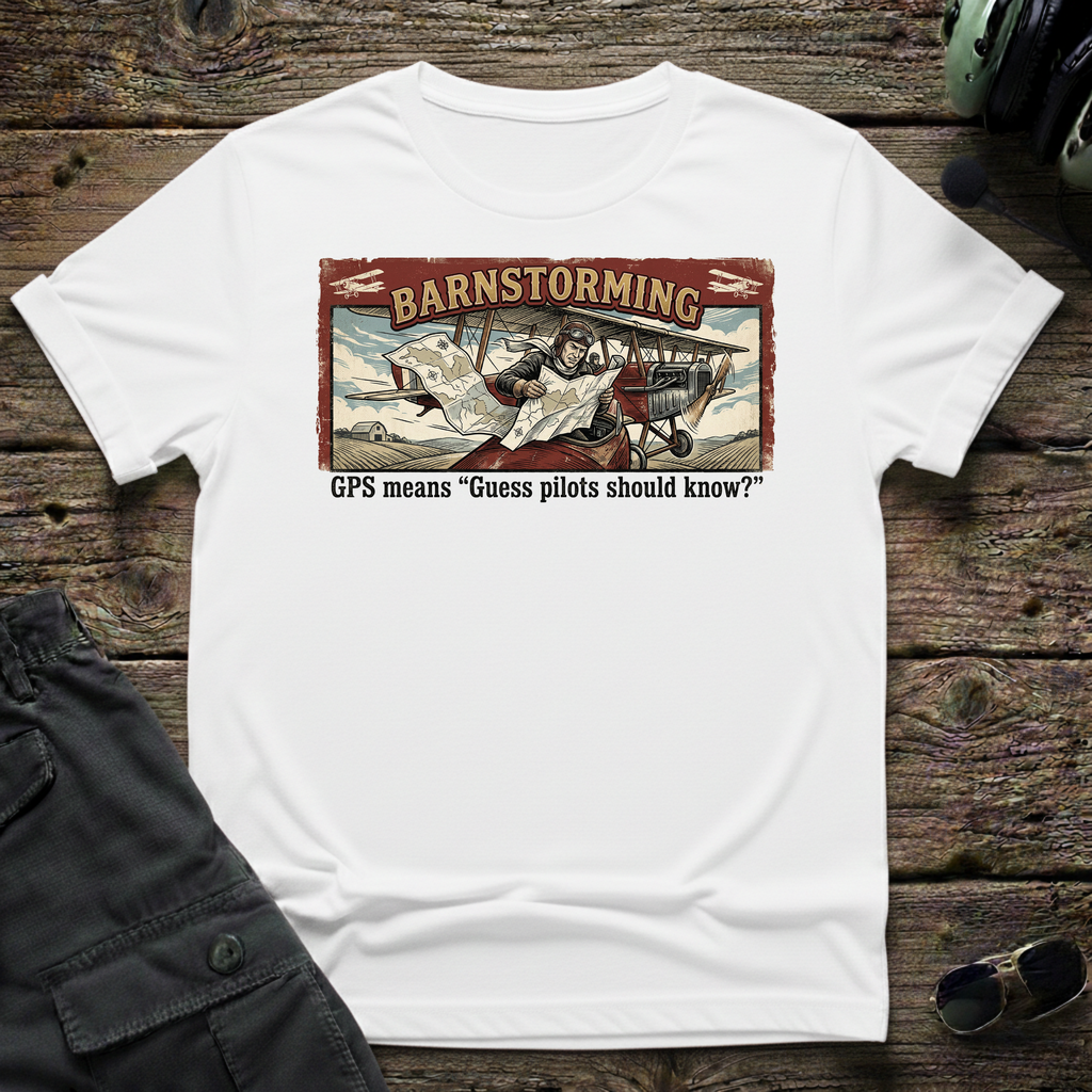 Barnstorming unisex t-shirt - perfect gift for aviation lovers