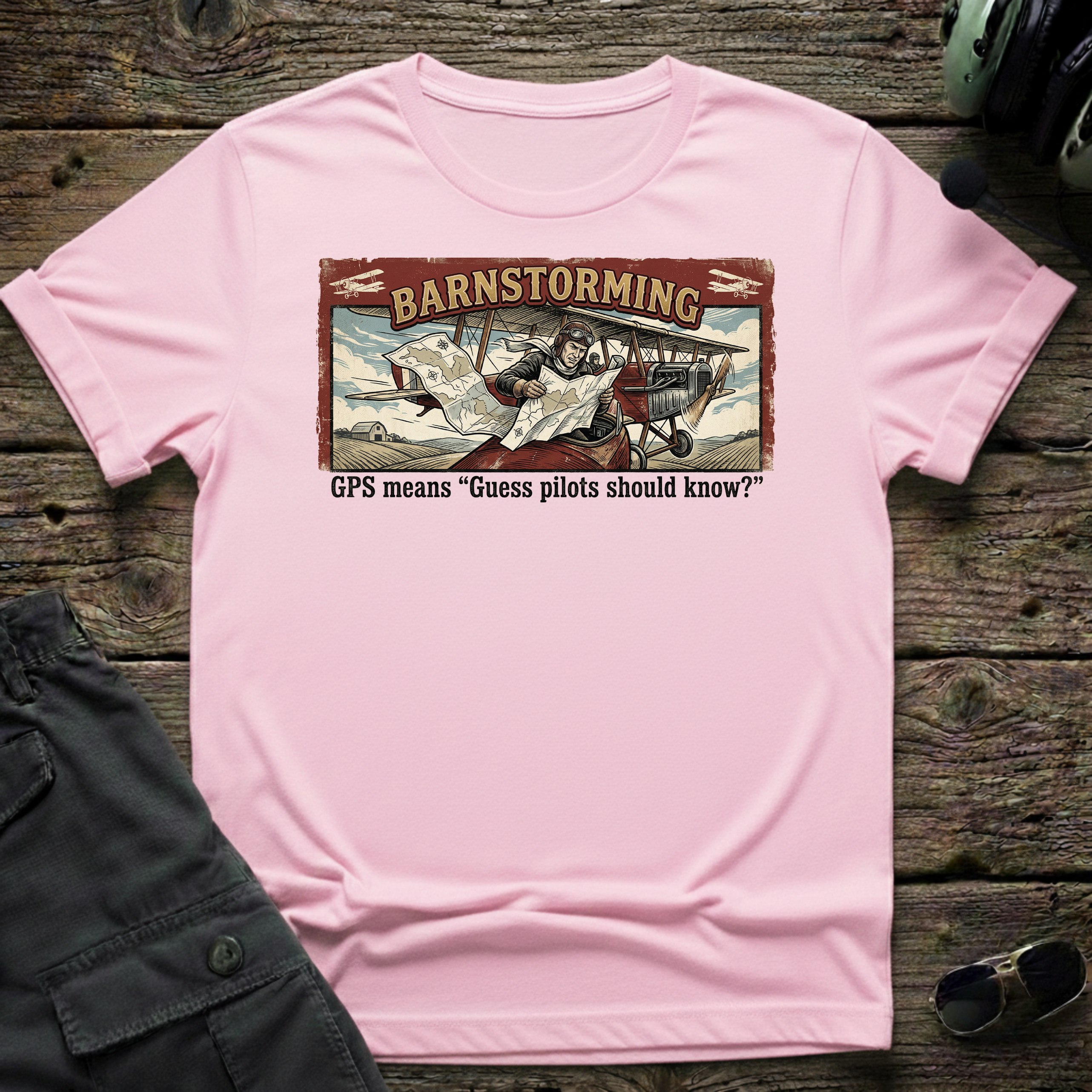 Barnstorming T-shirt — aviation apparel