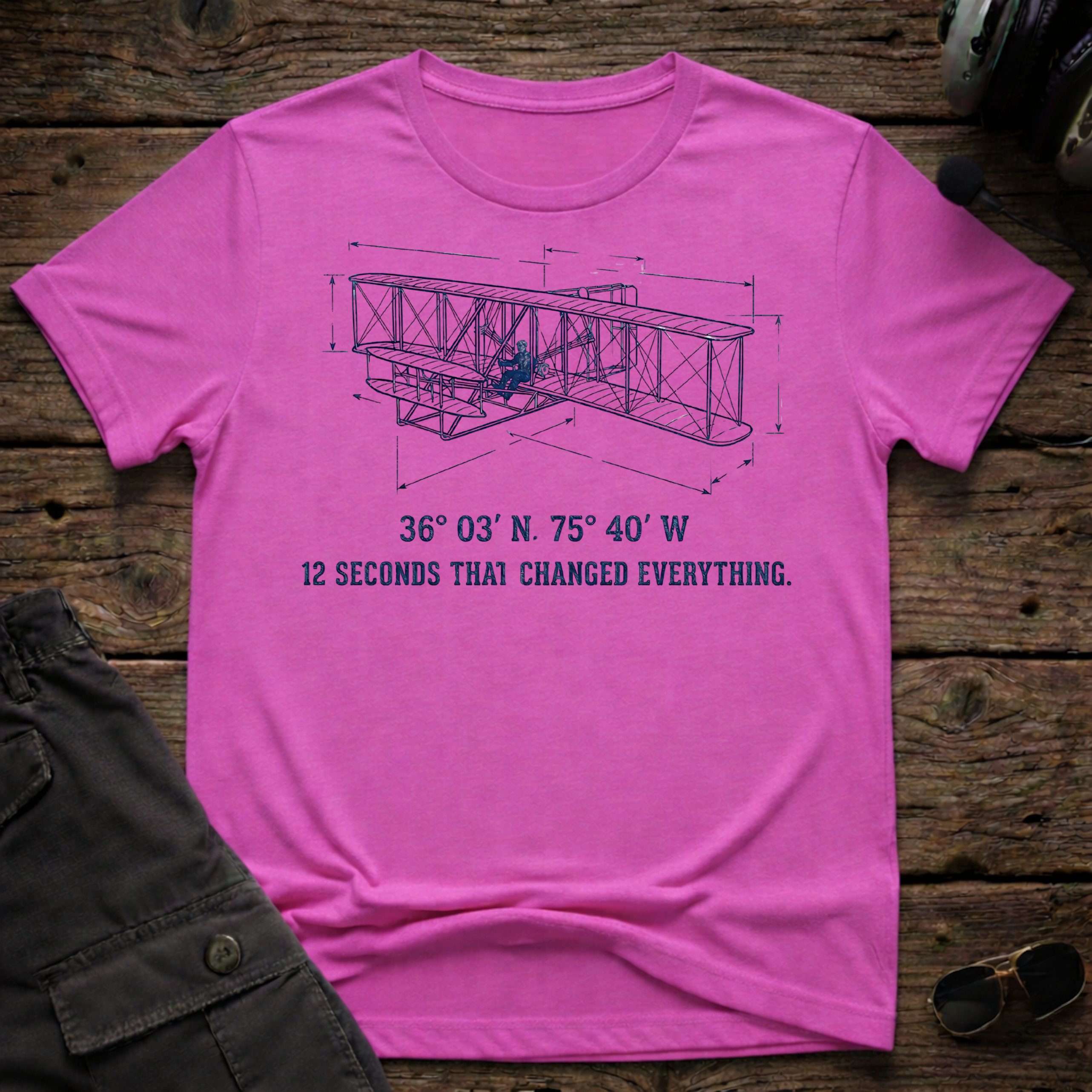 12 Seconds of History - Cleared4Tees premium aviation apparel