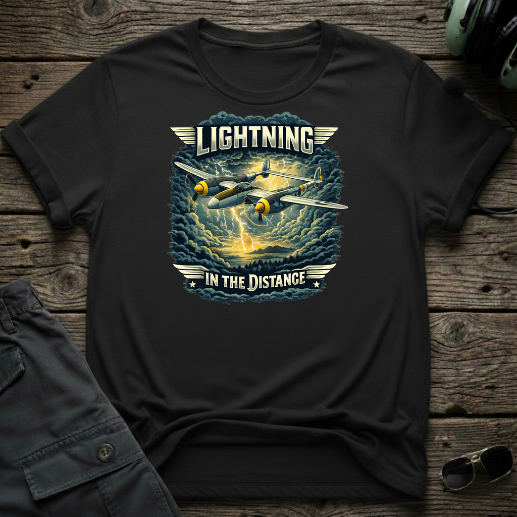 Distant Lightning T-shirt — aviation apparel