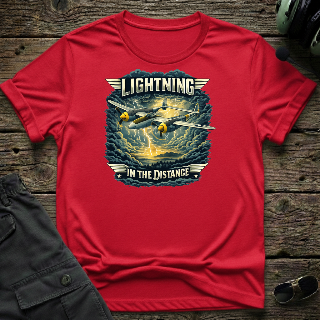 Distant Lightning T-shirt — aviation apparel