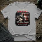 Epic Fury Strike Force lifestyle shot - Gildan 64000 ring-spun cotton aviation shirt