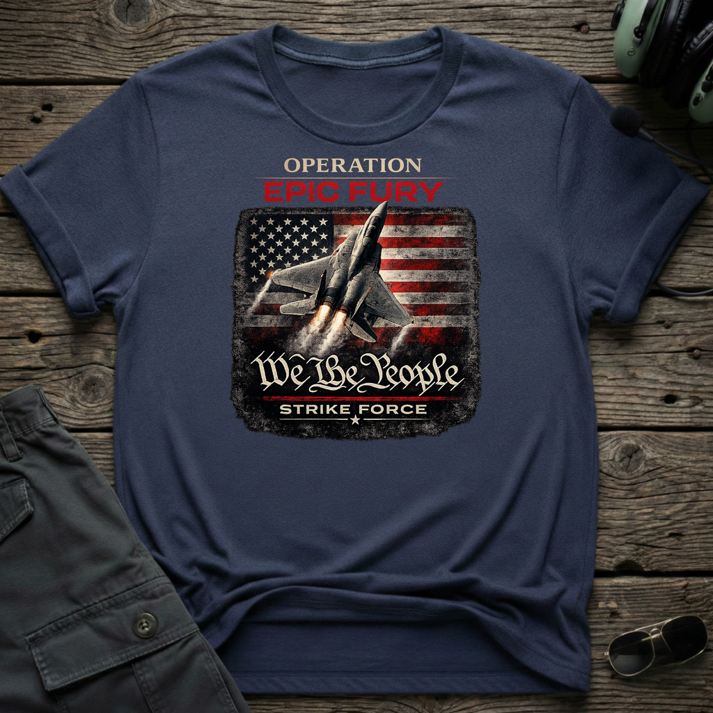 Epic Fury Strike Force unisex t-shirt - perfect gift for aviation lovers