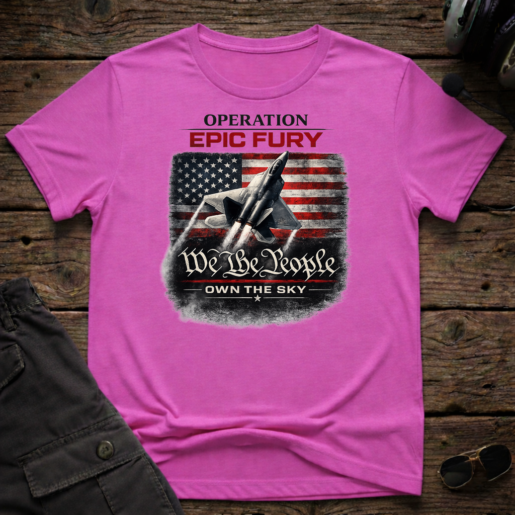 Epic Fury Own the Sky T-shirt — aviation apparel