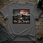 We The People front view - premium aviation tee for pilots