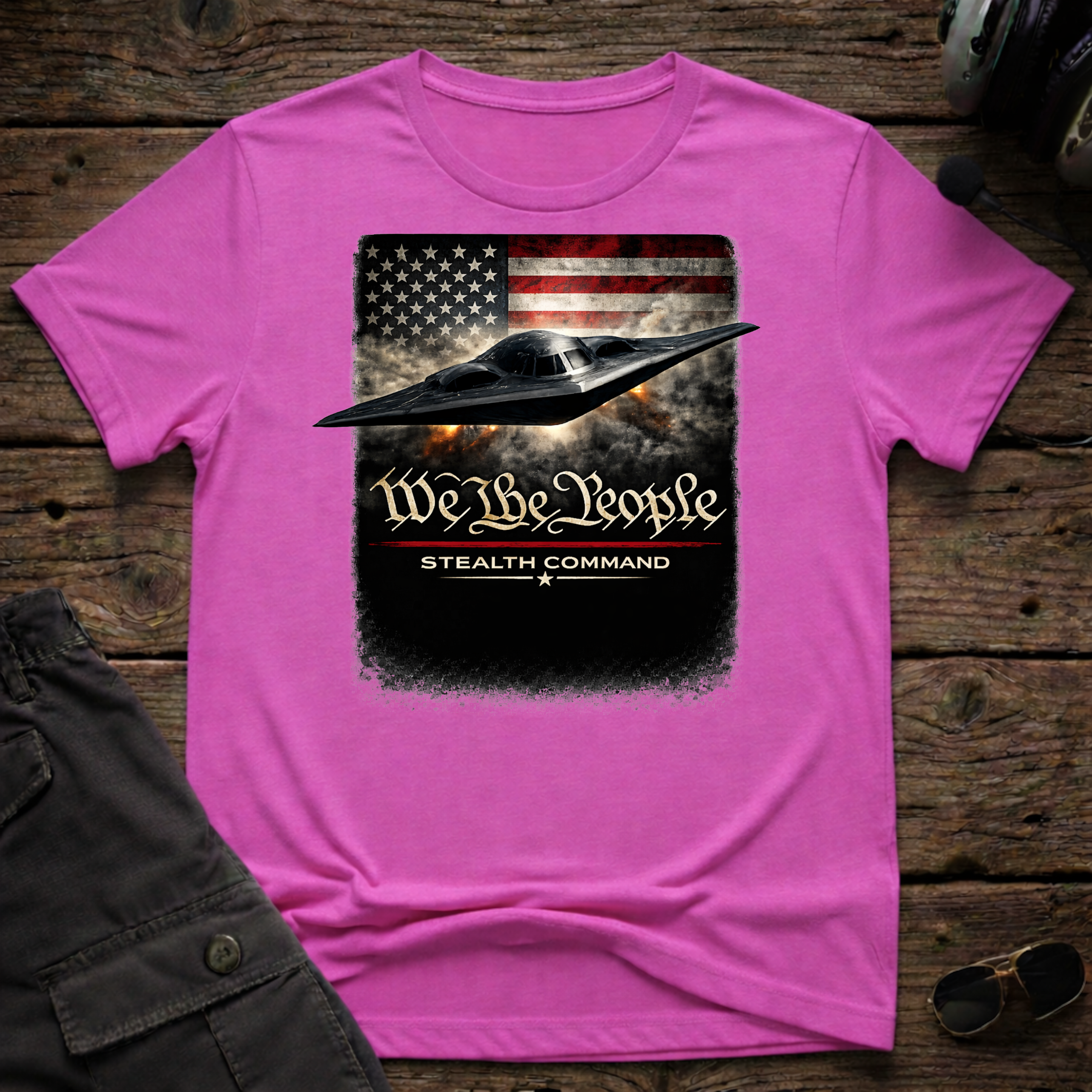 Stealth Command T-shirt — aviation apparel
