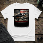 Stealth Command front view - premium aviation tee for pilots