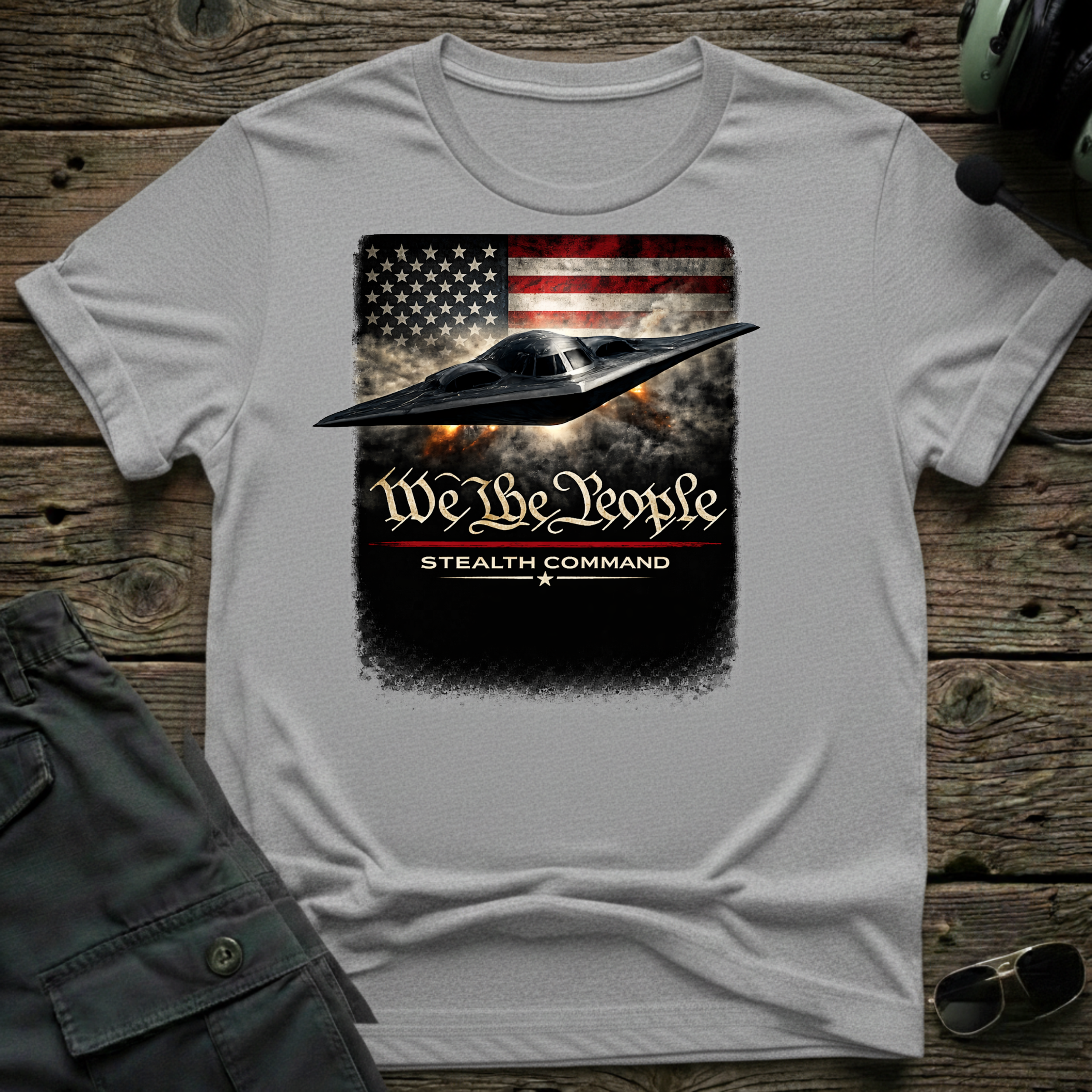 Stealth Command T-shirt — aviation apparel