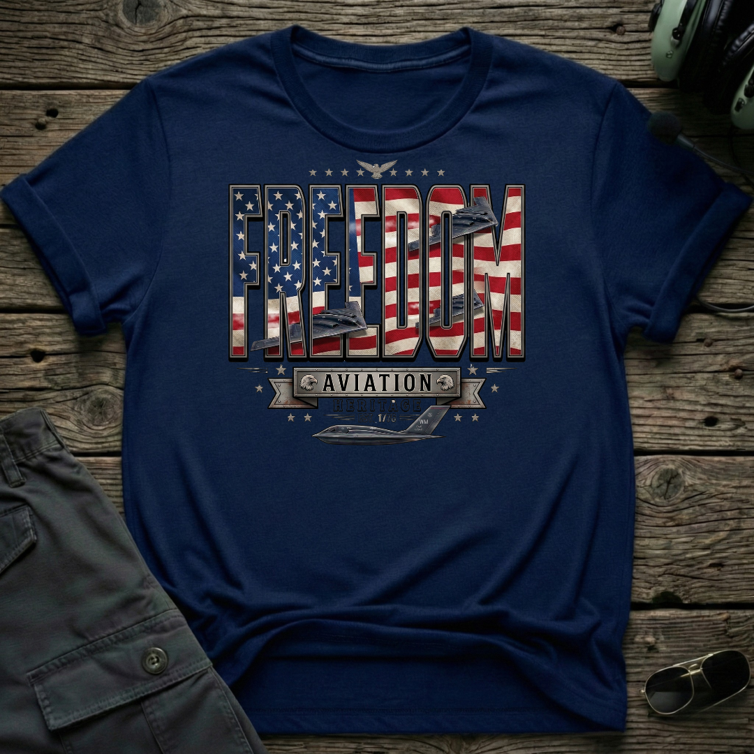 American flag aviation t-shirt - unisex patriotic tee for pilots and military supporters