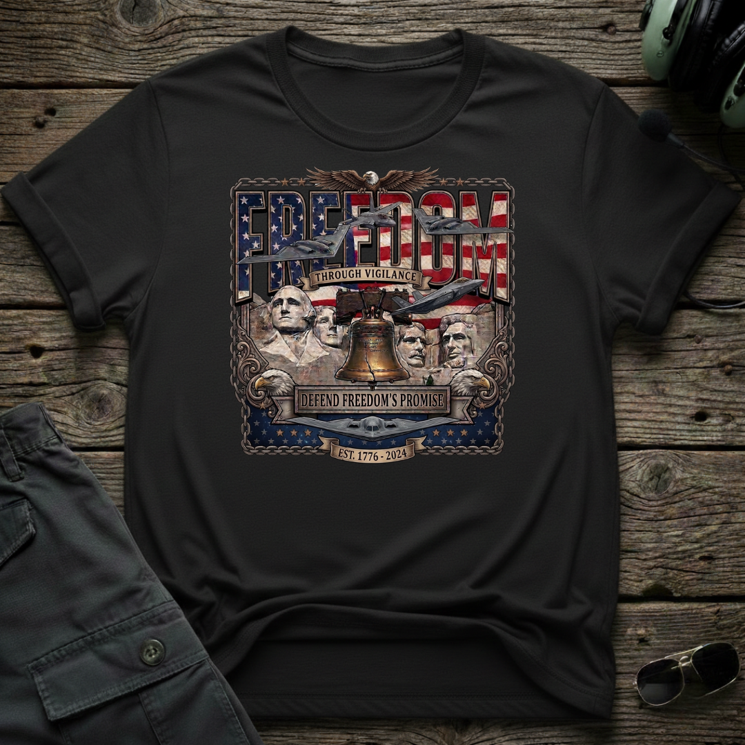 Defending Freedoms Promise T-shirt — aviation apparel