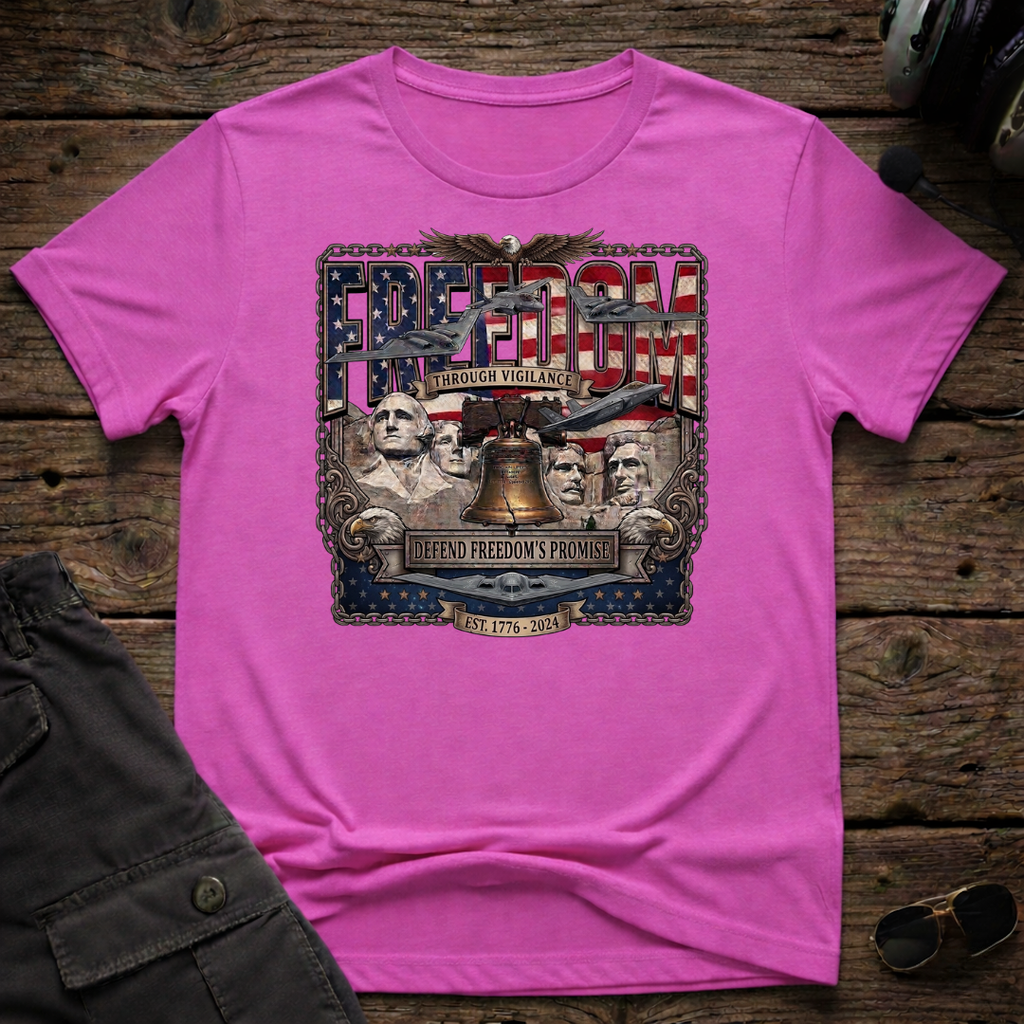 Defending Freedoms Promise T-shirt — aviation apparel