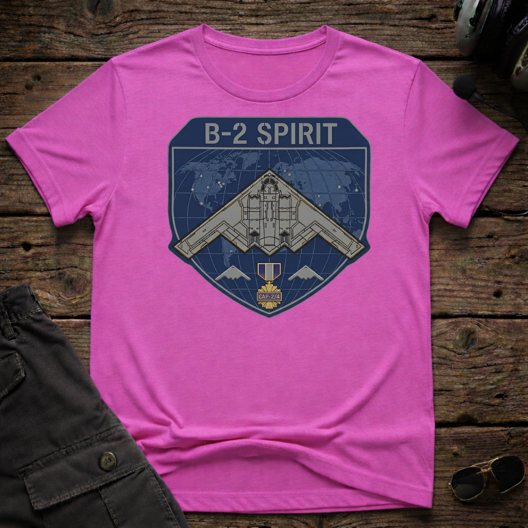 B2 Spirit Badge T-shirt — aviation apparel