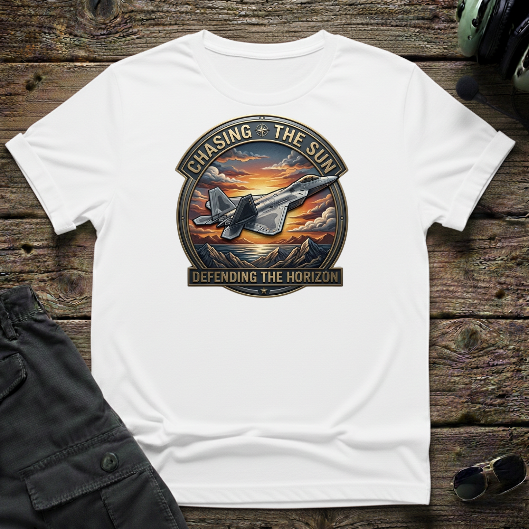 Chasing The Sun unisex t-shirt - perfect gift for aviation lovers
