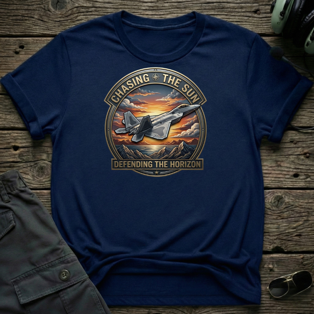 Chasing The Sun - Cleared4Tees premium aviation apparel