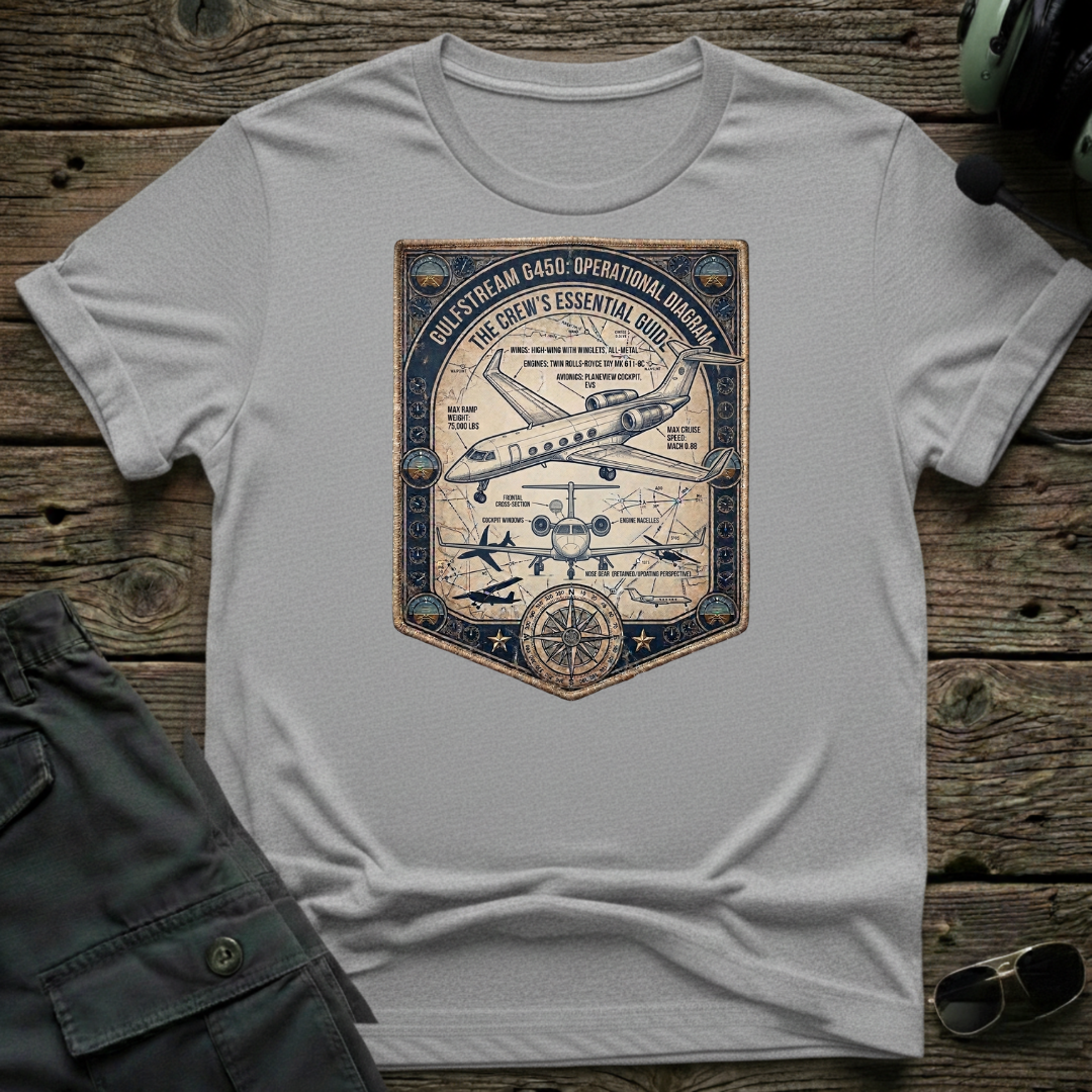 GS Diagram T-shirt — aviation apparel