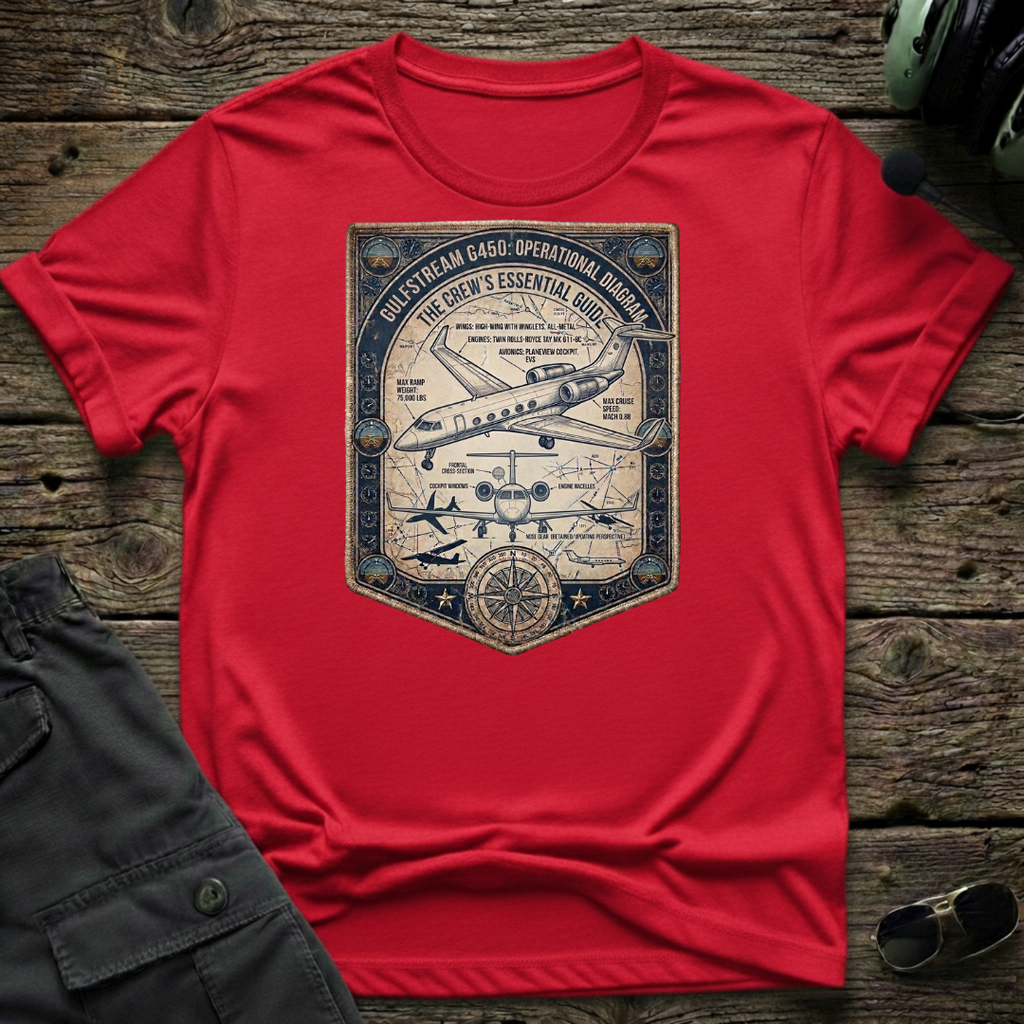 GS Diagram T-shirt — aviation apparel