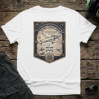 GS Diagram front view - premium aviation tee for pilots