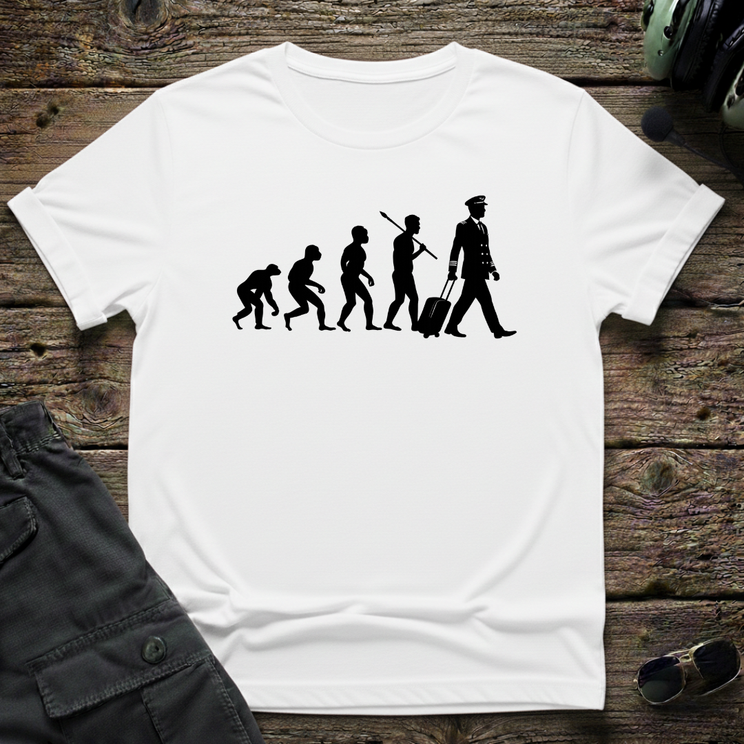 Evolution unisex t-shirt - perfect gift for aviation lovers