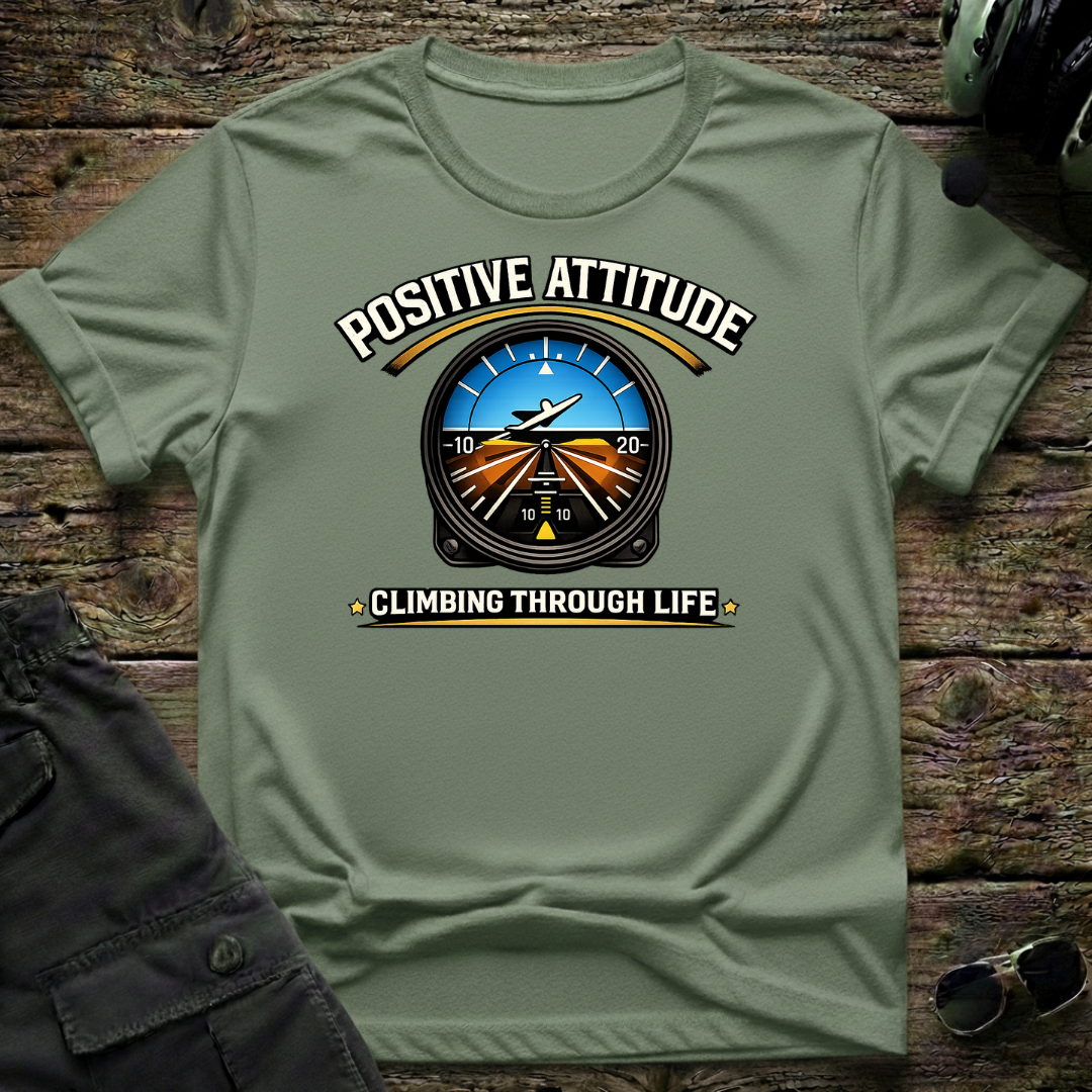 Climbing Through Life T-shirt — aviation apparel