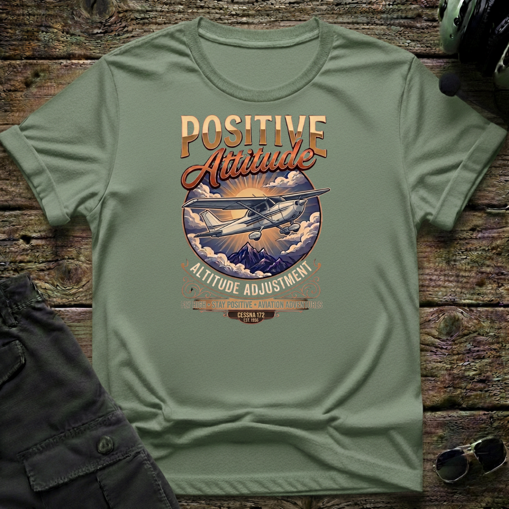 C172 Attitude T-shirt — aviation apparel
