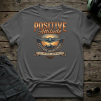 B2 Attitude front view - premium aviation tee for pilots