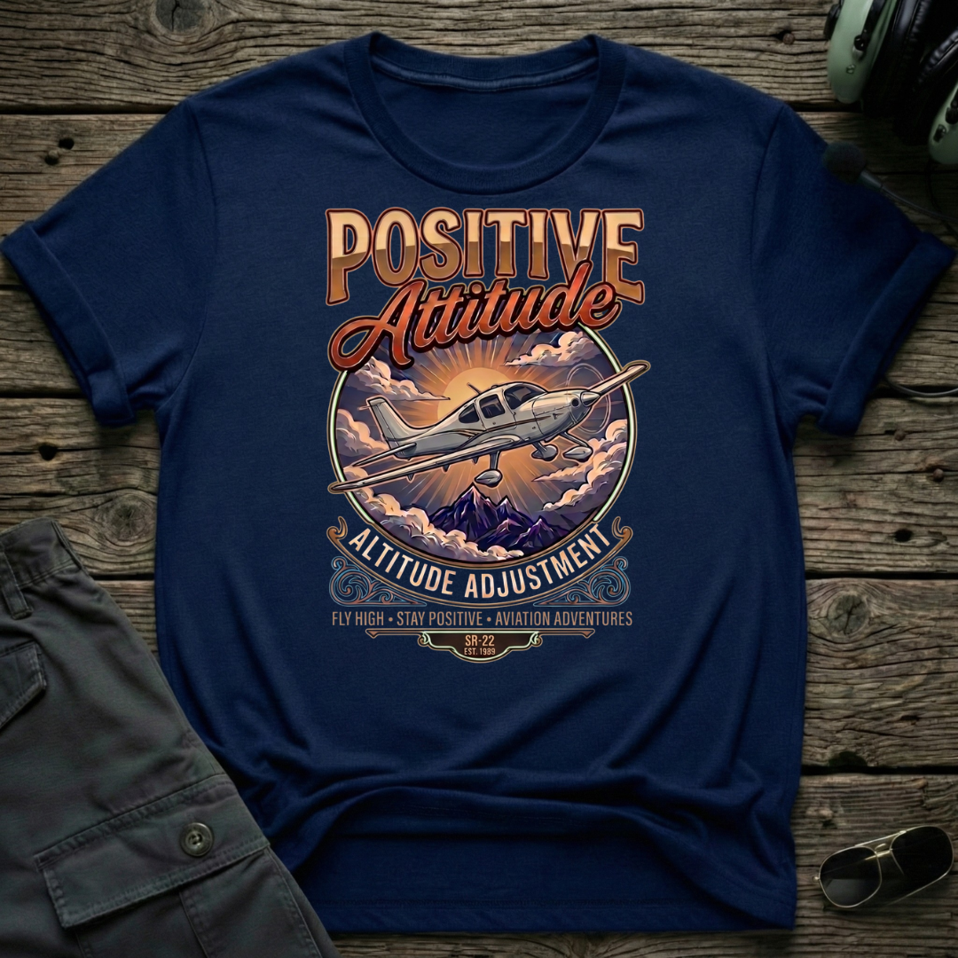 SR-22 Attitude T-shirt — aviation t-shirt