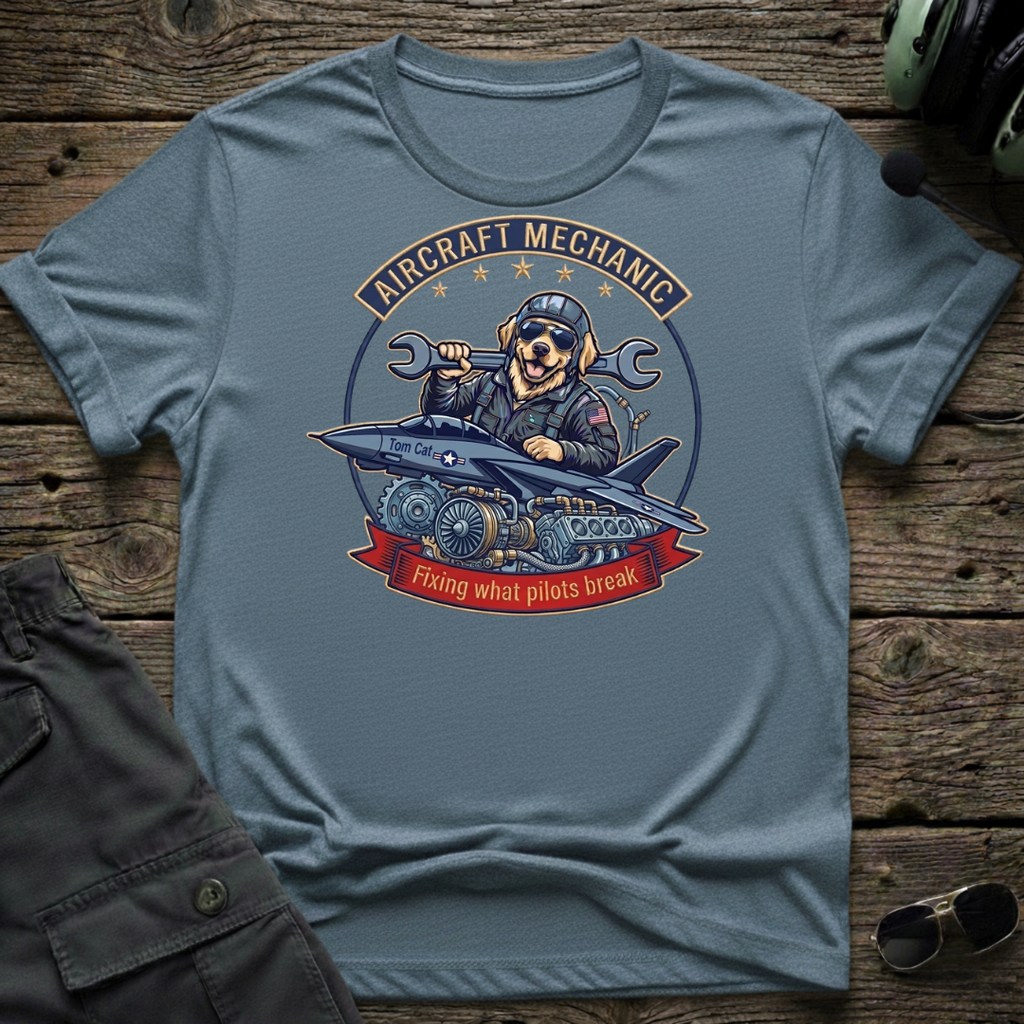 Maintenance Dog T-shirt — aviation apparel