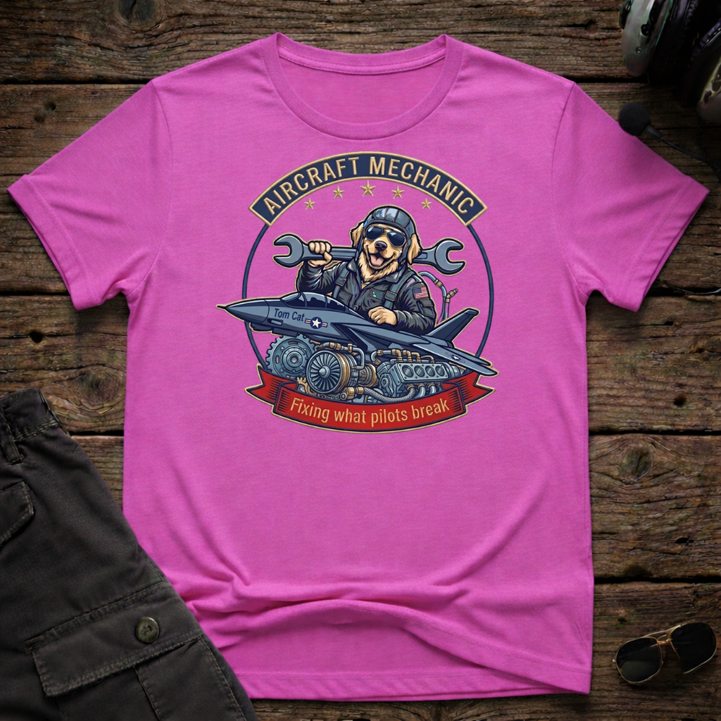 Maintenance Dog T-shirt — aviation apparel