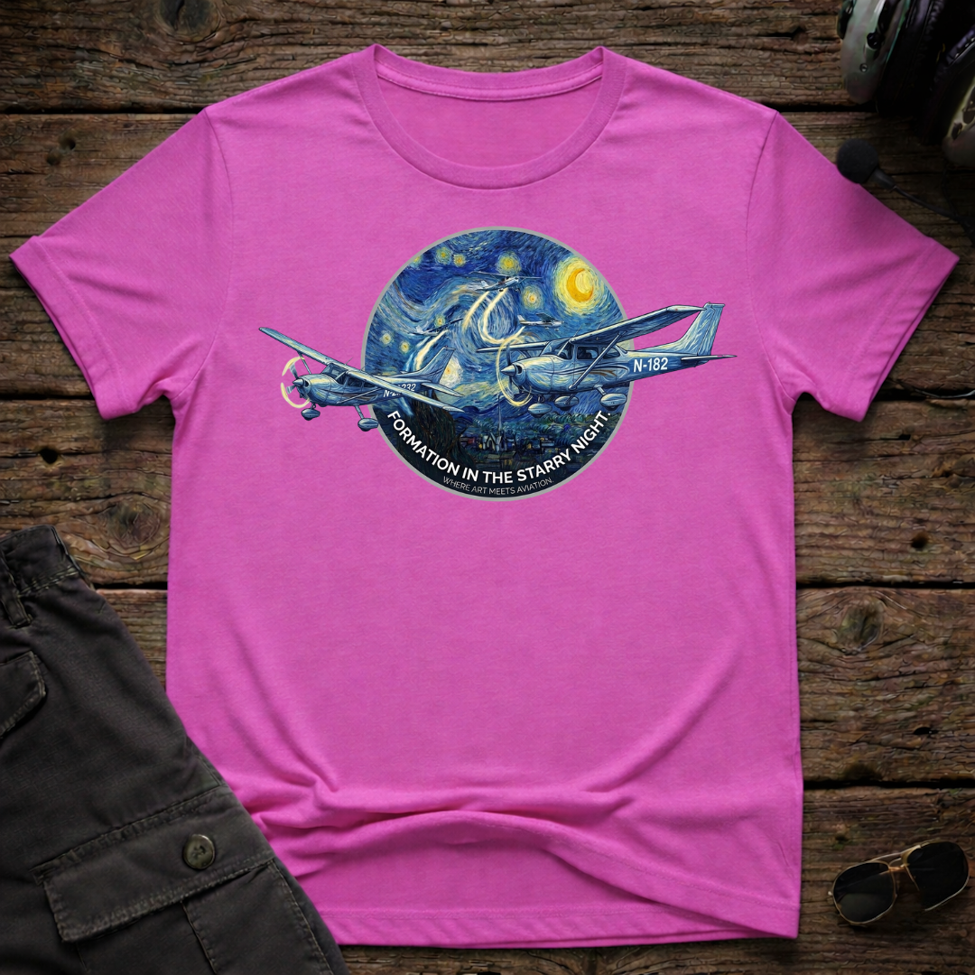 Starry Formation T-shirt — aviation apparel