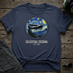 Celestial Cessna unisex t-shirt - perfect gift for aviation lovers