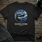 Celestial Cessna - Cleared4Tees premium aviation apparel