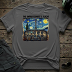 Impressionist's Flight front view - premium aviation tee for pilots