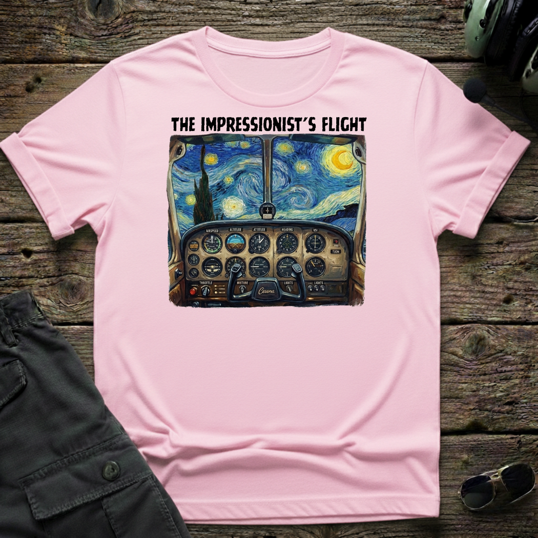 Impressionist's Flight T-shirt — aviation apparel