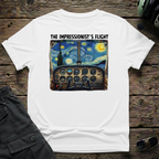 Impressionist's Flight unisex t-shirt - perfect gift for aviation lovers
