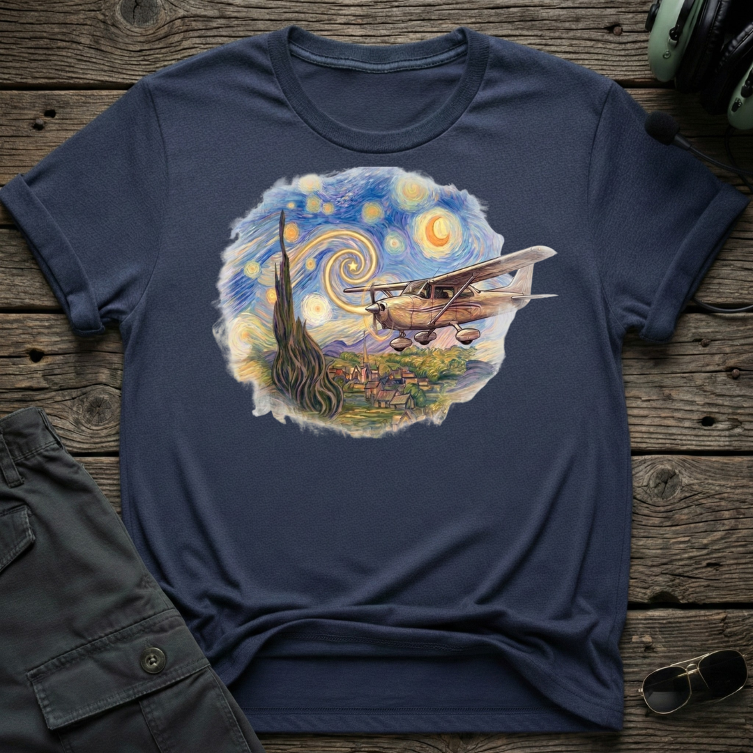 Cessna Starry Day T-shirt