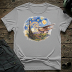 Cessna Starry Day lifestyle shot - Gildan 64000 ring-spun cotton aviation shirt
